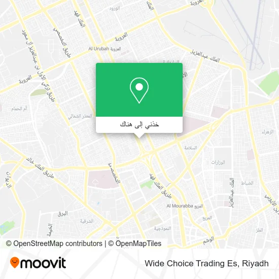 خريطة Wide Choice Trading Es