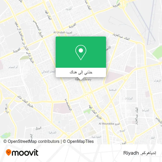 خريطة إندياهوكم