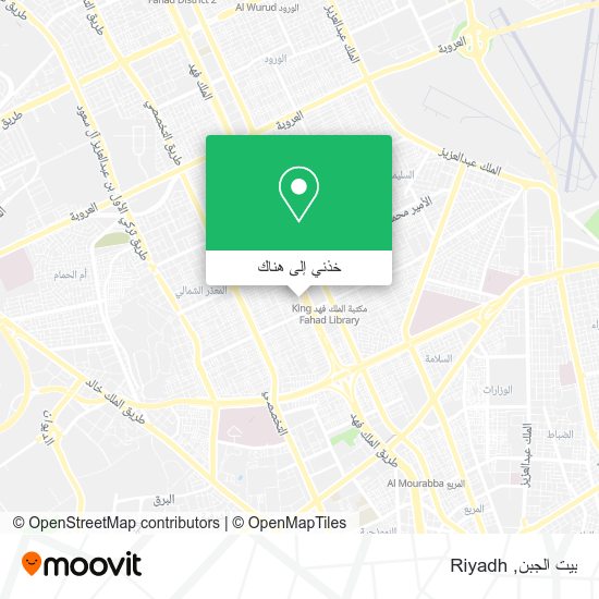 خريطة بيت الجبن