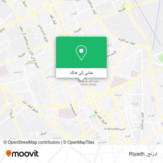 خريطة اورنج