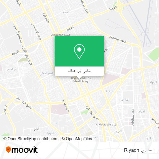 خريطة يستريح