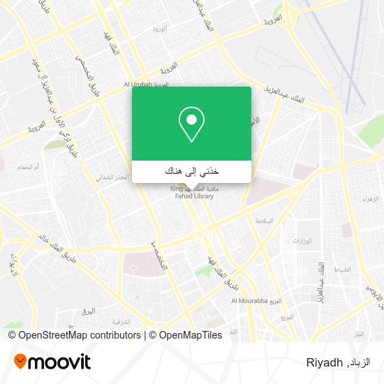 خريطة الزباد