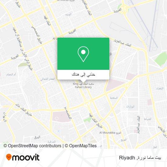 خريطة بيت ماما نورة