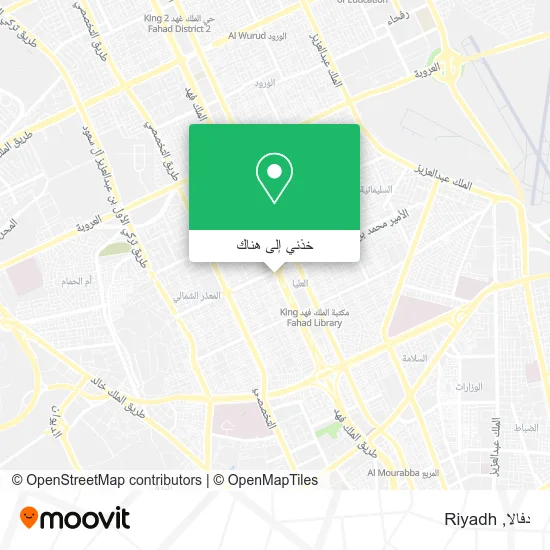 خريطة دفالا