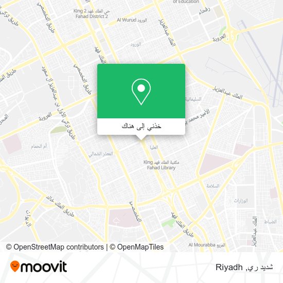 خريطة شديد ري