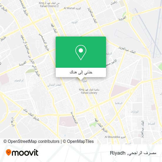خريطة مصرف الراجحي