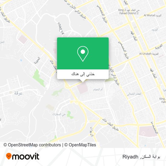 خريطة بوابة السكن