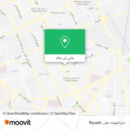 خريطة استراتيجيات هيل