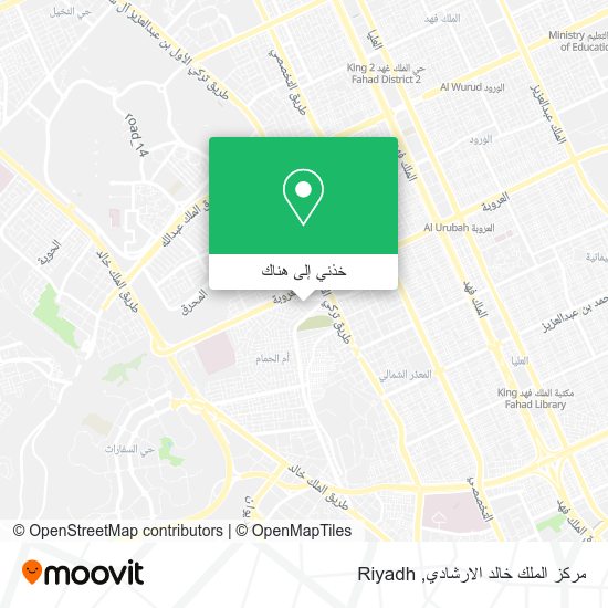خريطة مركز الملك خالد الارشادي