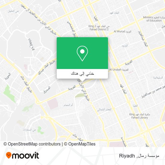 خريطة مؤسسة رمال