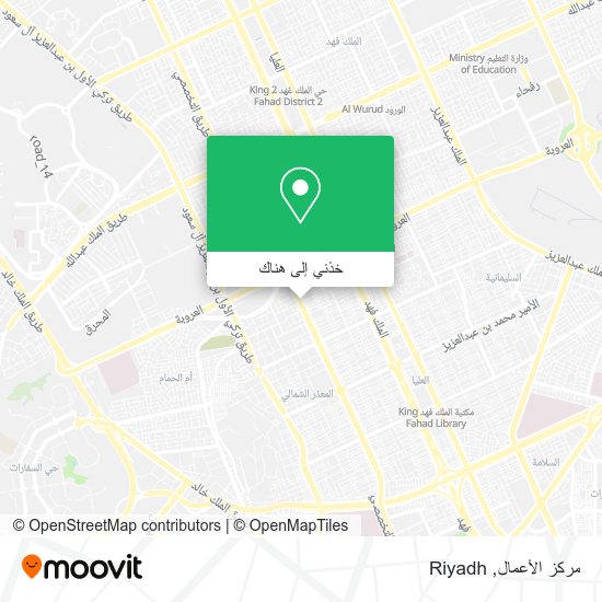 خريطة مركز الأعمال