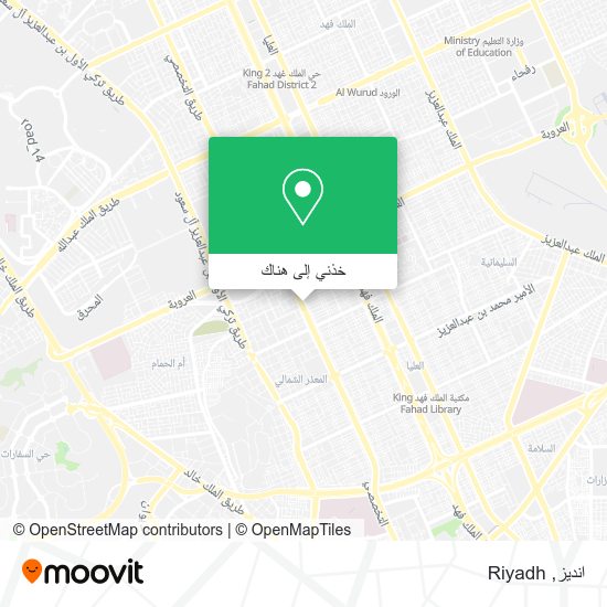 خريطة انديز
