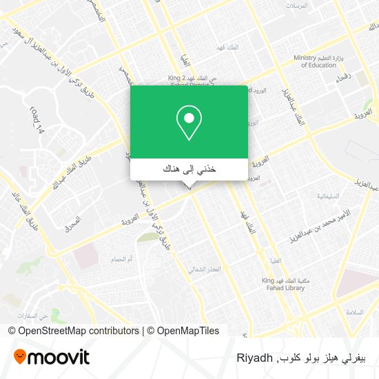 خريطة بيفرلي هيلز بولو كلوب