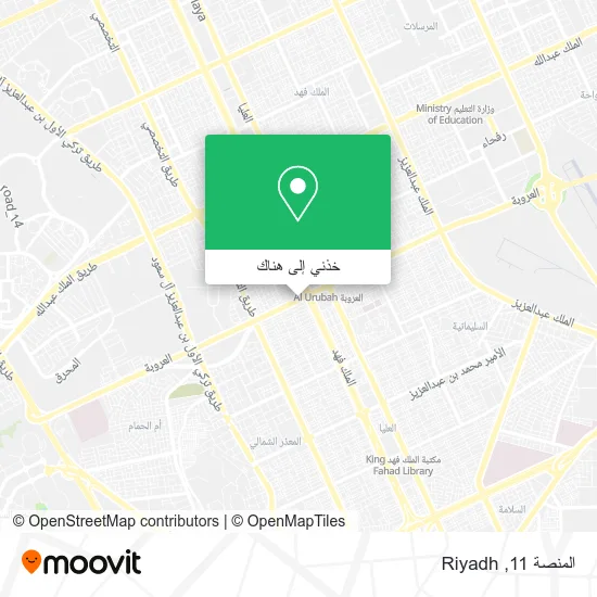 خريطة المنصة 11
