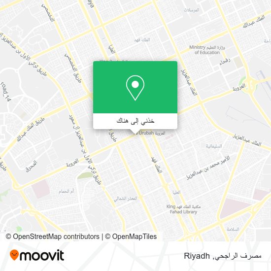 خريطة مصرف الراجحي