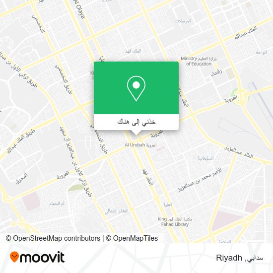 خريطة سدابي