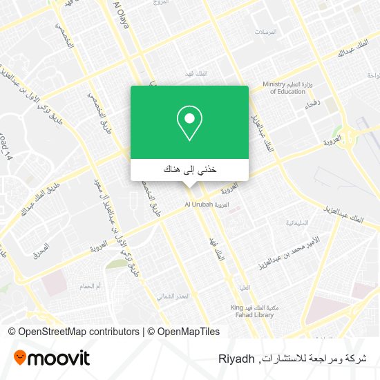 خريطة شركة ومراجعة للاستشارات