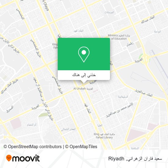خريطة سعيد فاران الزهراني