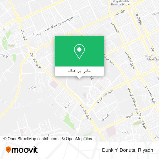 خريطة Dunkin' Donuts