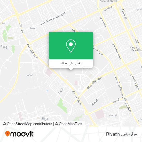 خريطة سولرديفس