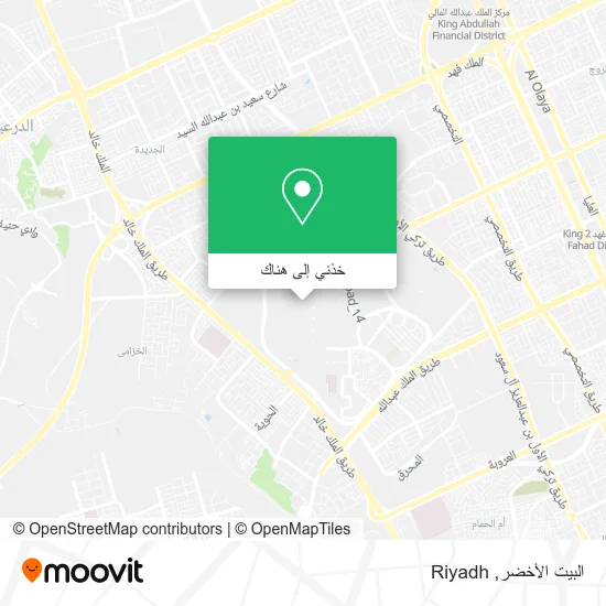 خريطة البيت الأخضر