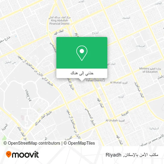 خريطة مكتب الأمن بالإسكان