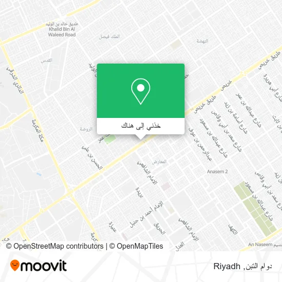 خريطة دوام التبن