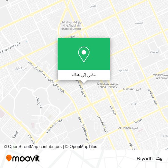 خريطة بيتنا