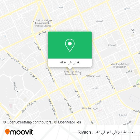 خريطة مجموعة الغزالي الغزالي دهب