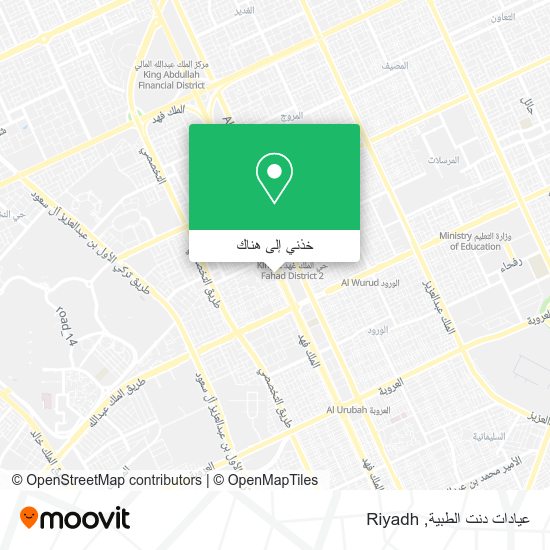 خريطة عيادات دنت الطبية