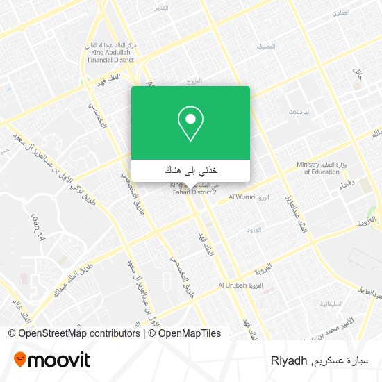 خريطة سيارة عسكريم