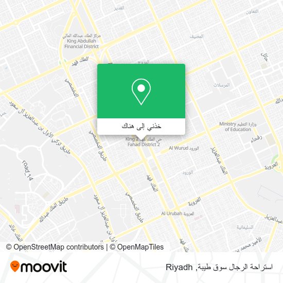 خريطة استراحة الرجال سوق طيبة