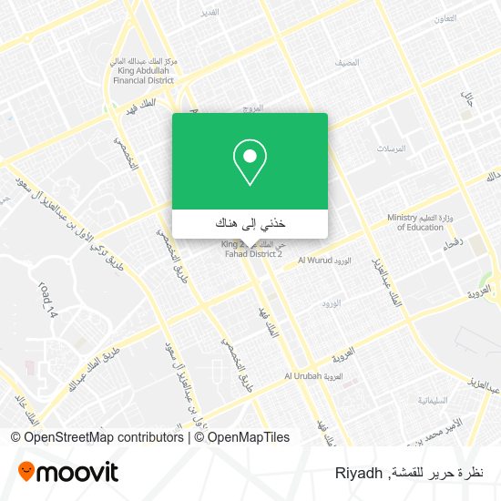 خريطة نظرة حرير للقمشة