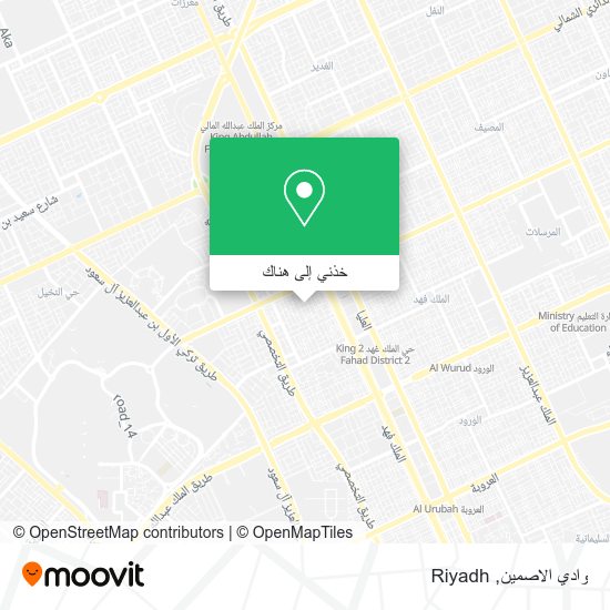 خريطة وادي الاصمين
