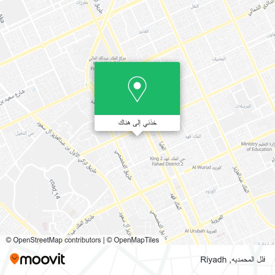 خريطة فلل المحمديه