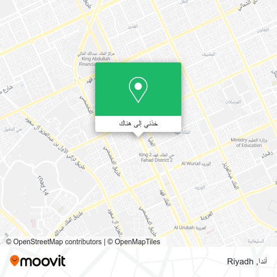 خريطة أندا