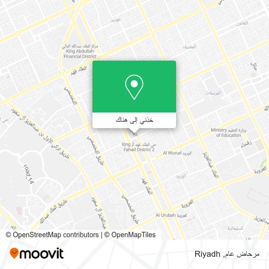 خريطة مرحاض عام