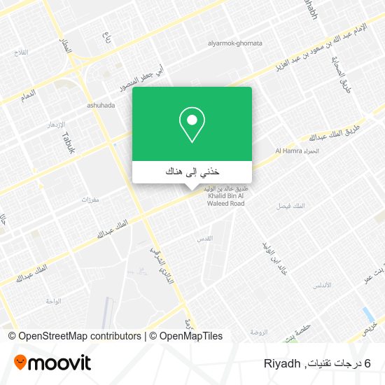 خريطة 6 درجات تقنيات