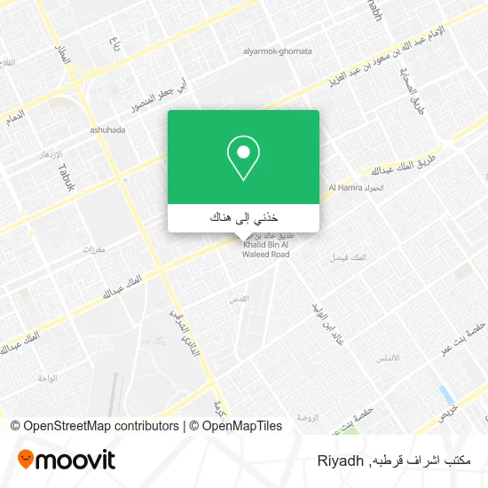 خريطة مكتب اشراف قرطبه