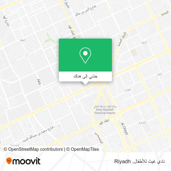 خريطة نادي غيث للأطفال