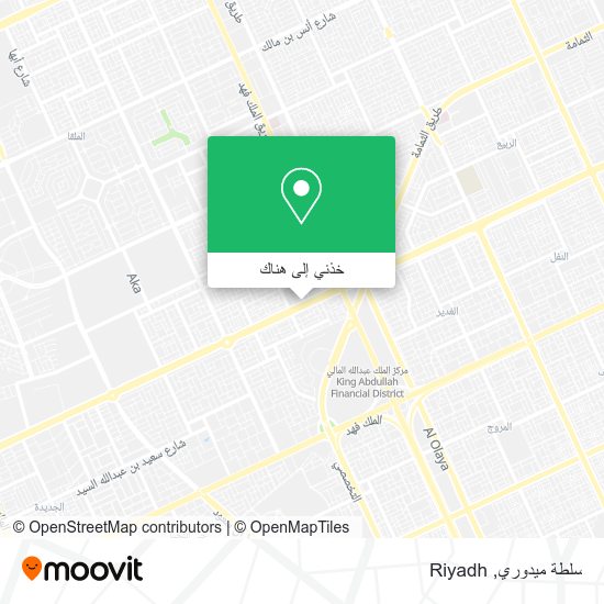 خريطة سلطة ميدوري