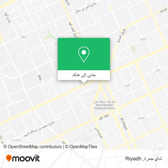 خريطة شاي جمرة