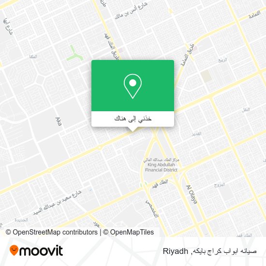 خريطة صيانه ابواب كراج بايكه