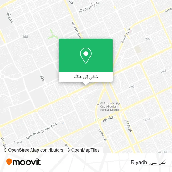 خريطة أكبر علي