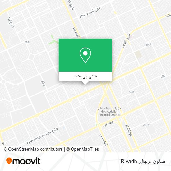 خريطة صالون الرجال