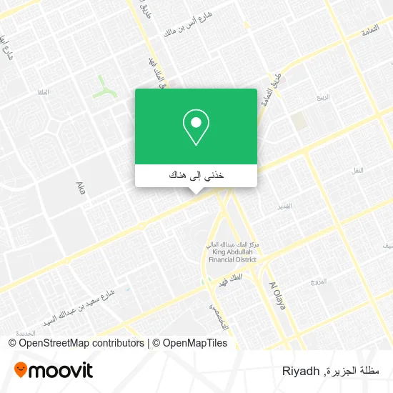 خريطة مظلة الجزيرة