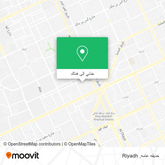 خريطة حديقه عامه