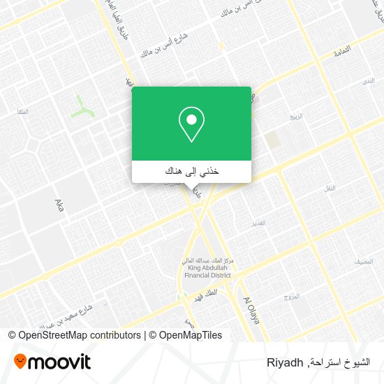 خريطة الشيوخ استراحة