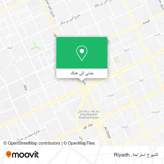 خريطة الشيوخ استراحة