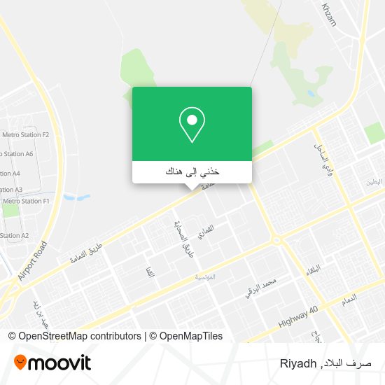 خريطة صرف البلاد